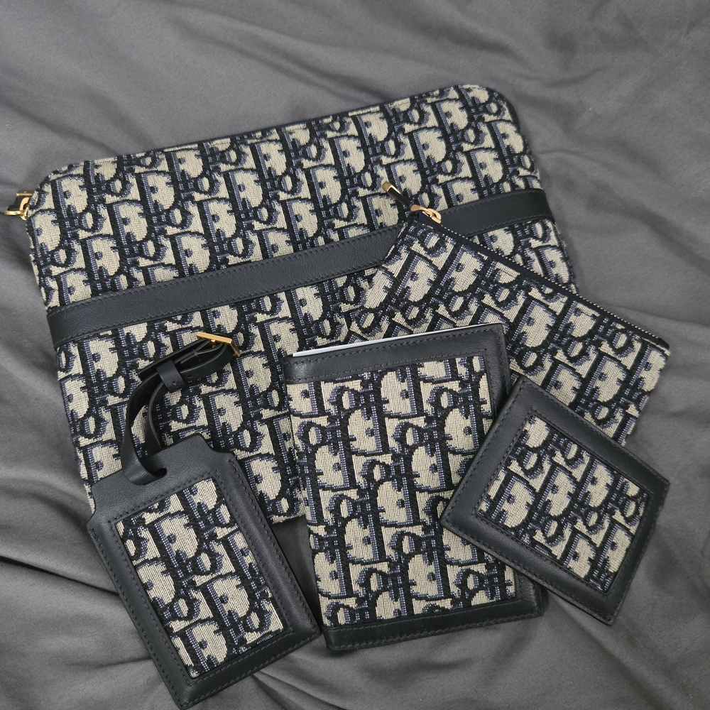 DIOR Oblique Monogram Travel Set--Items In New Condition